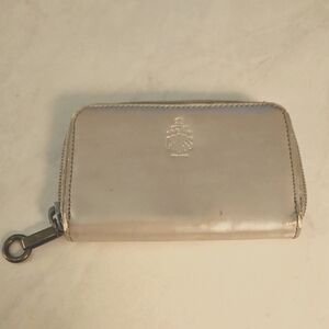 Vintage Mark Cross Silver Wallet